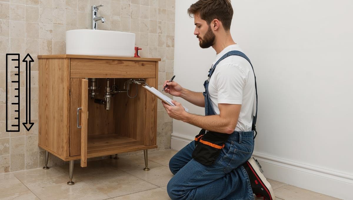 El truco de decoración con la altura del lavabo del baño para que sea cómodo para todos